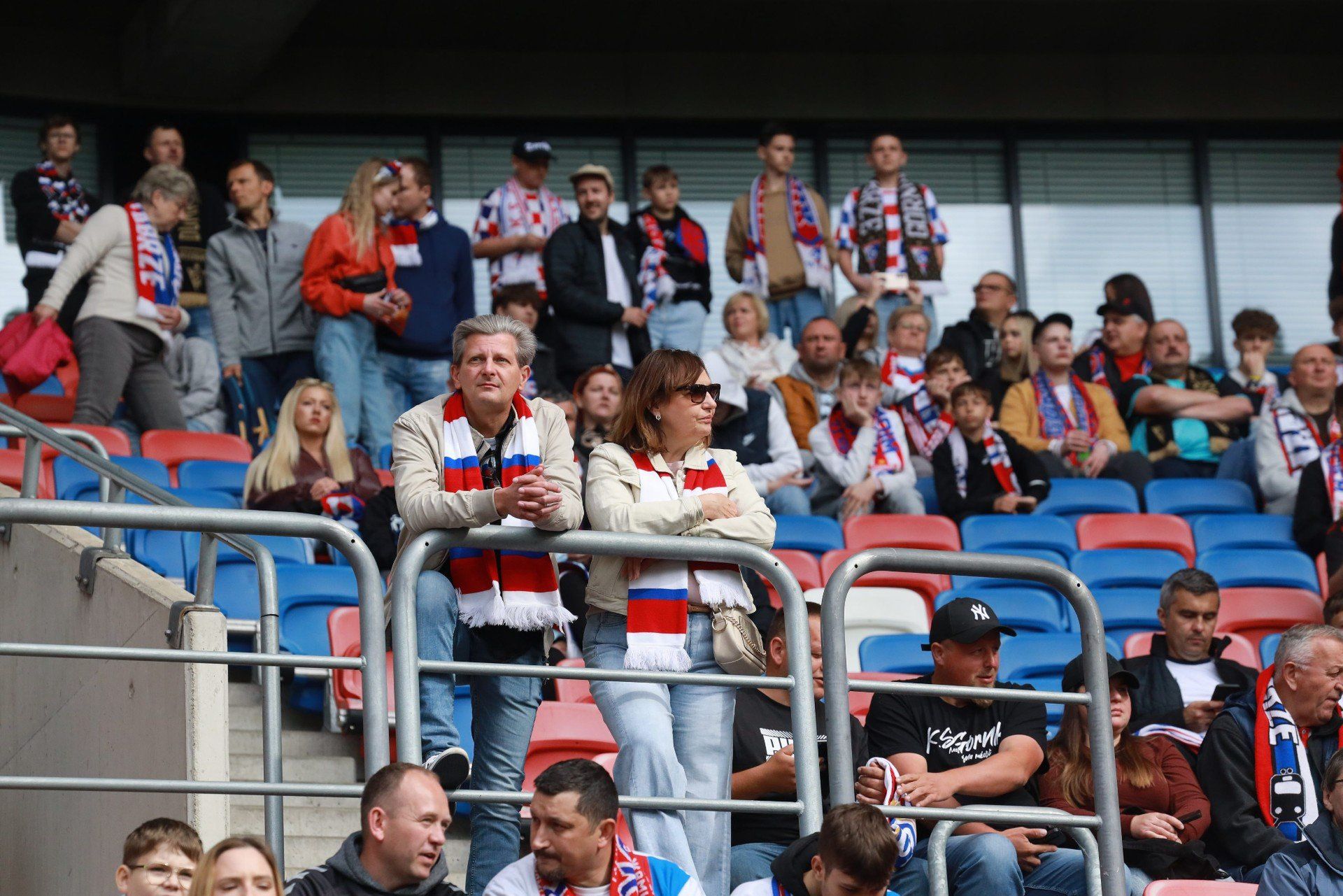 Kibice na meczu Górnika Zabrze z Koroną Kielce