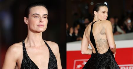 Kasia Smutniak eksponuje wytatuowane plecy na Festiwalu Filmowym w Rzymie (ZDJĘCIA)