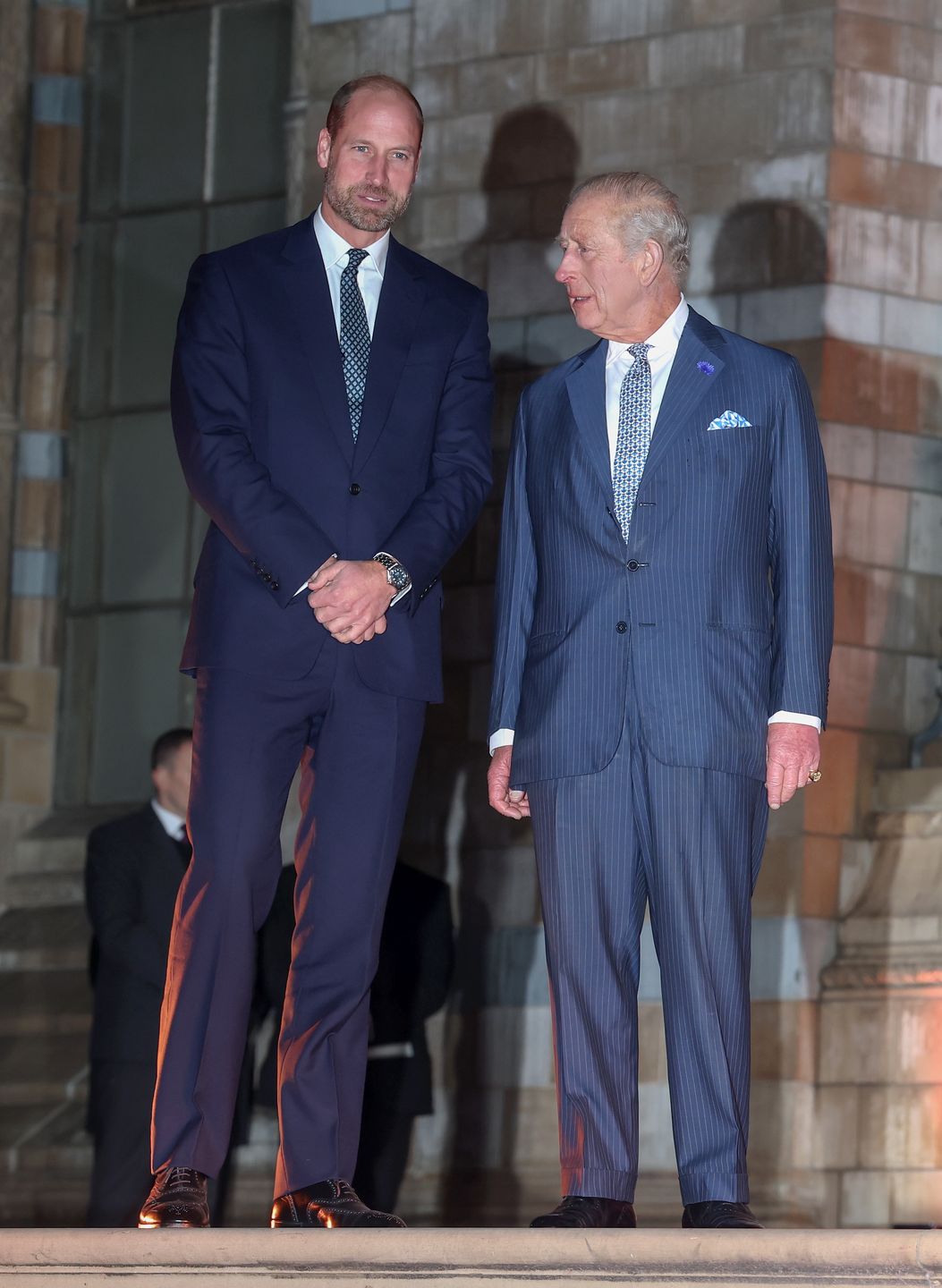 Król Karol III i książę William 
