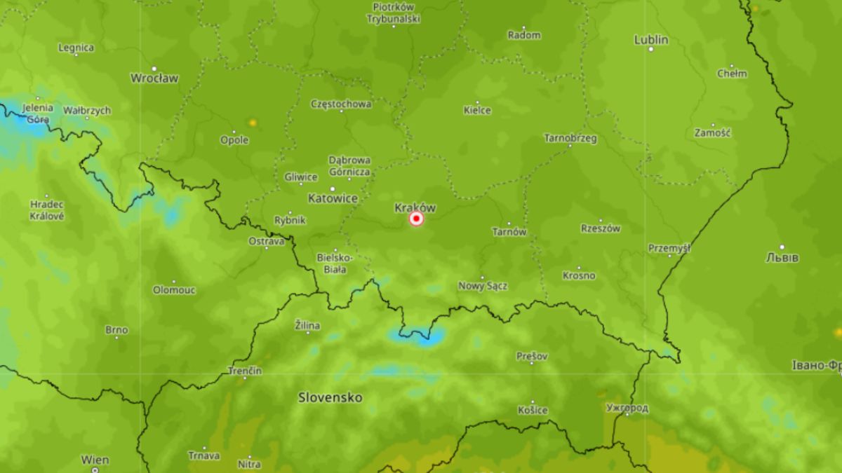 Prognoza pogody dla Krakowa na weekend 12/13 października