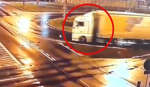 Jechał pod prąd na rondzie. Policjanci od razu sprawdzili jedną rzecz