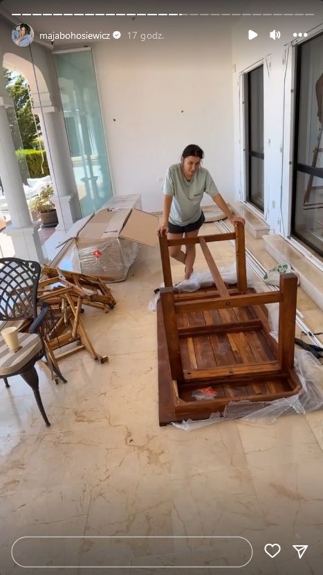 Maja Bohosiewicz relacjonuje remont hiszpańskiego gniazdka