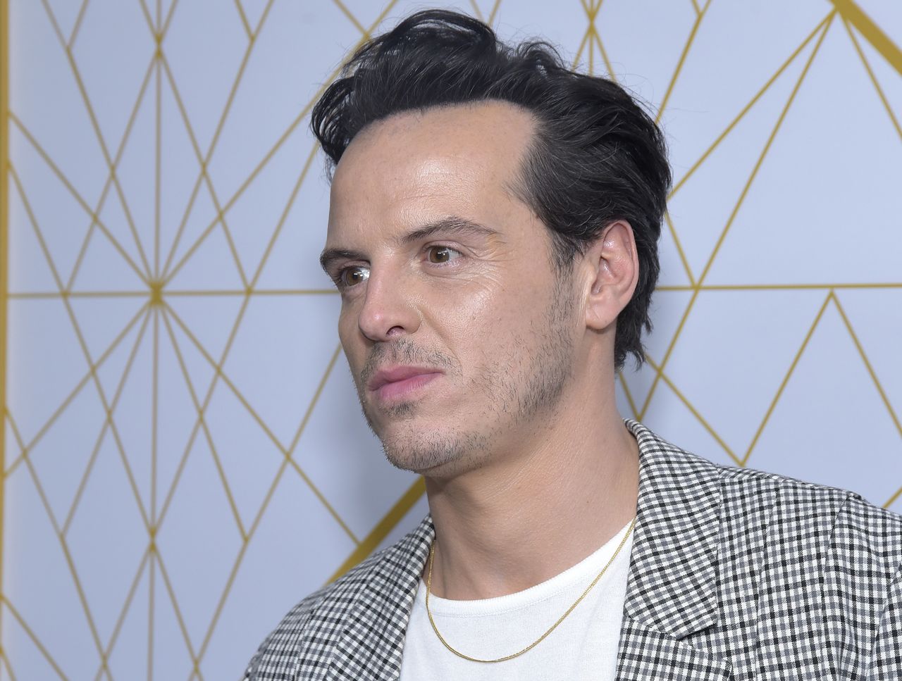 Andrew Scott is promoting his new movie "Good Friends."