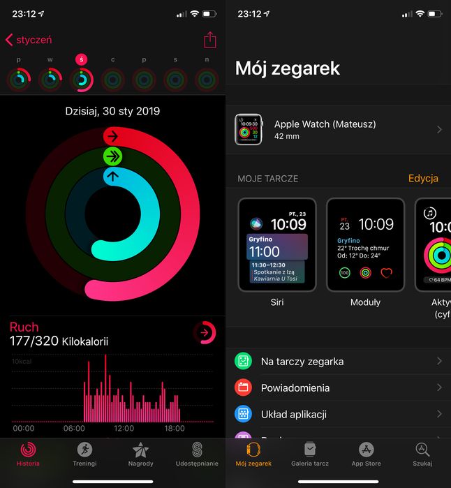 Apple Watch i Apple Aktywność – czy te dwie aplikacje zapowiadają wygląd ciemnego motywu w iOS 13?