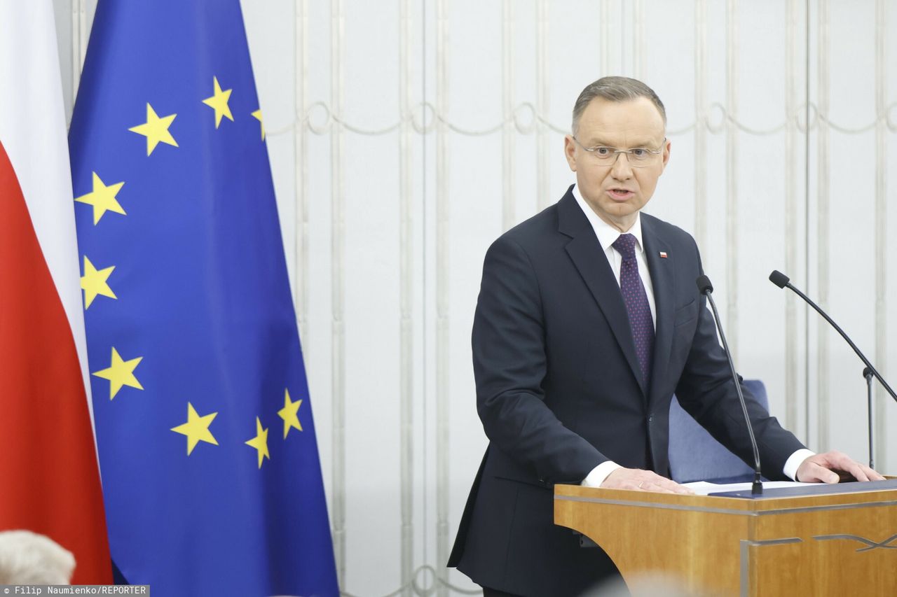 Pierwsze posiedzenie Senatu. Podniosłe przemówienie prezydenta