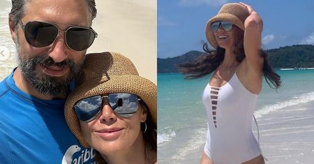Kinga Rusin hasa po "najbardziej białym z białych piasków" i kokietuje: "Na takiej plaży mogłabym WZIĄĆ ŚLUB"