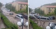 Powódź błyskawiczna porywała samochody. Dramatyczne nagranie z Bułgarii