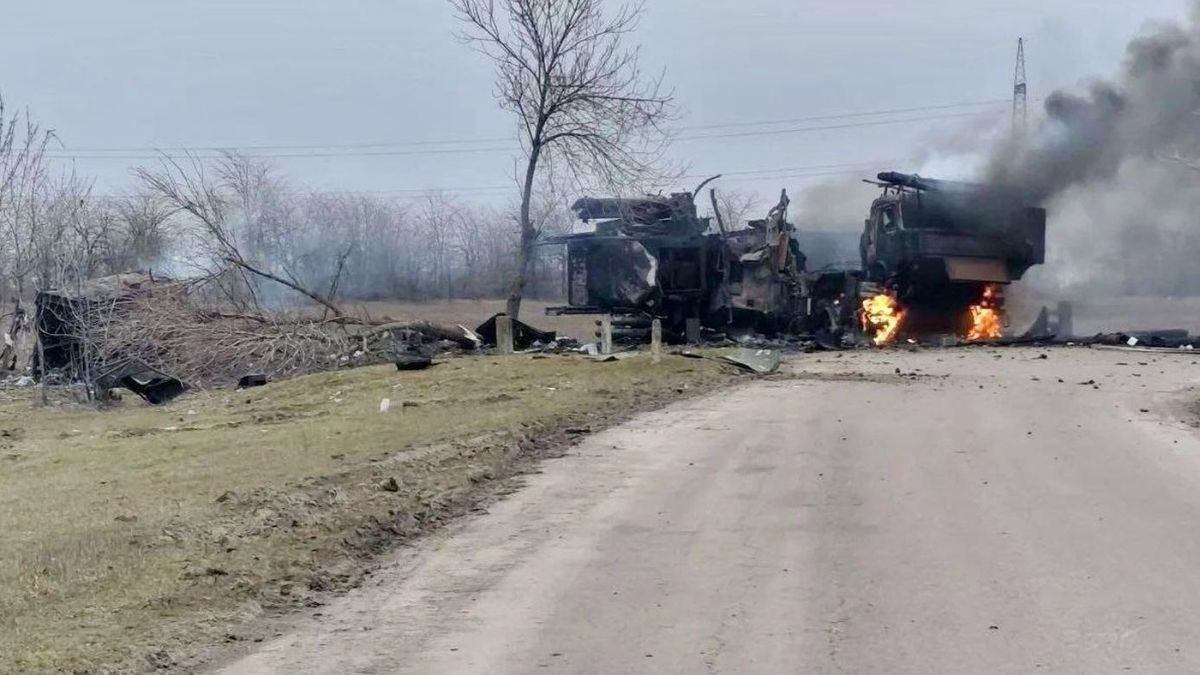 Zniszczony Pancyr-S1, zdjęcie poglądowe