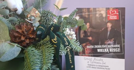 Pracownicy Urzędu Miasta w Ostrowcu Świętokrzyskim ponownie wsparli "Szlachetną Paczkę"