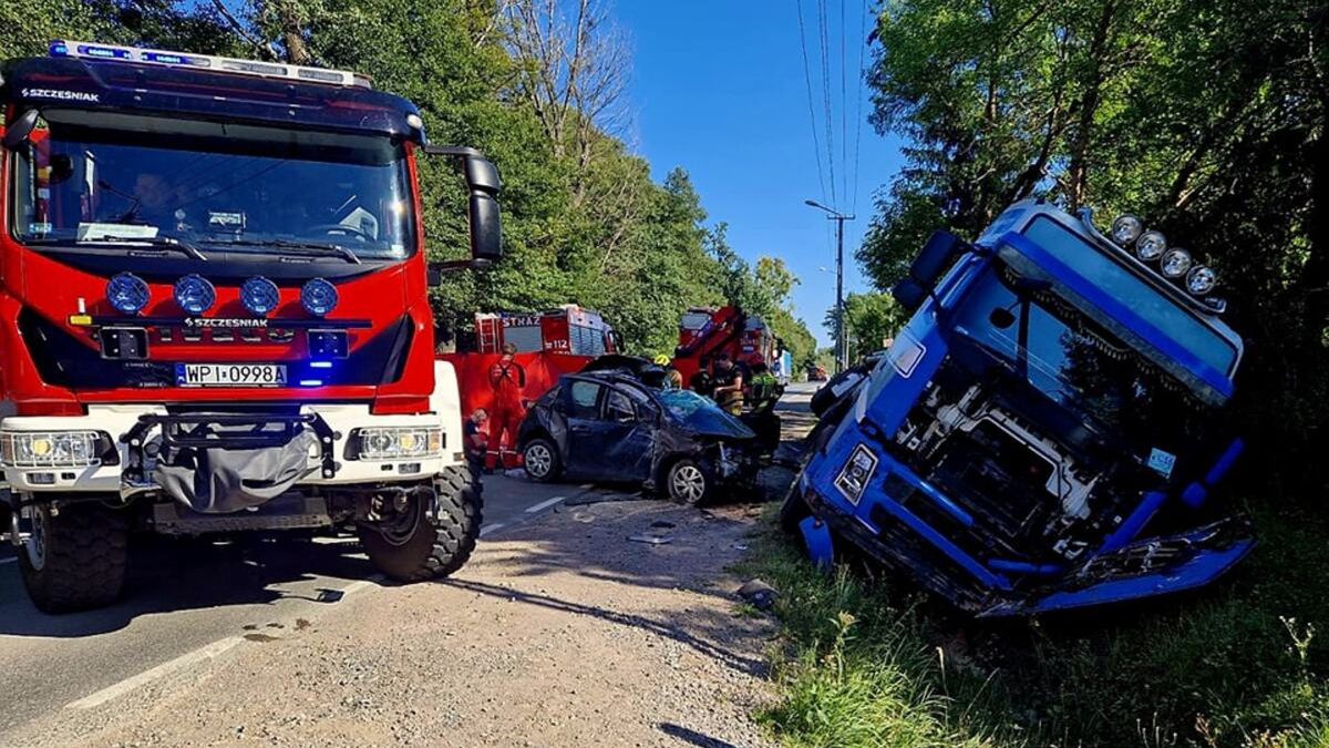 Wypadek w Tomicach