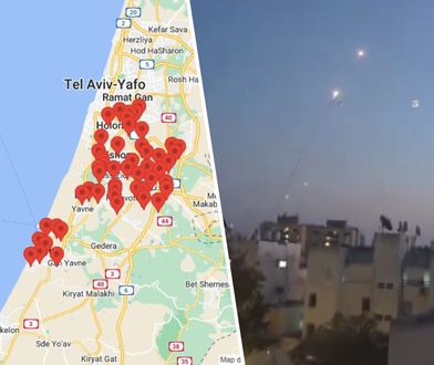 Potężny atak rakietowy. Hamas bombarduje Izrael [RELACJA NA ŻYWO]