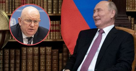 Gołąbek pokoju Putin z gałązką oliwną w dziobie. Tak się bawi ONZ