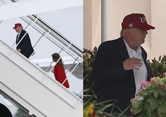 Donald Trump w nowej "prezydenckiej" czapce... (ZDJĘCIA)
