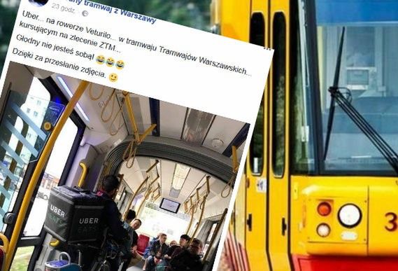 Zdjęcie pracownika, który rozwozi jedzenie podbija sieć. Internauci: "każdy orze, jak może"