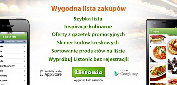 Listonic z nowymi funkcjami już na rynku