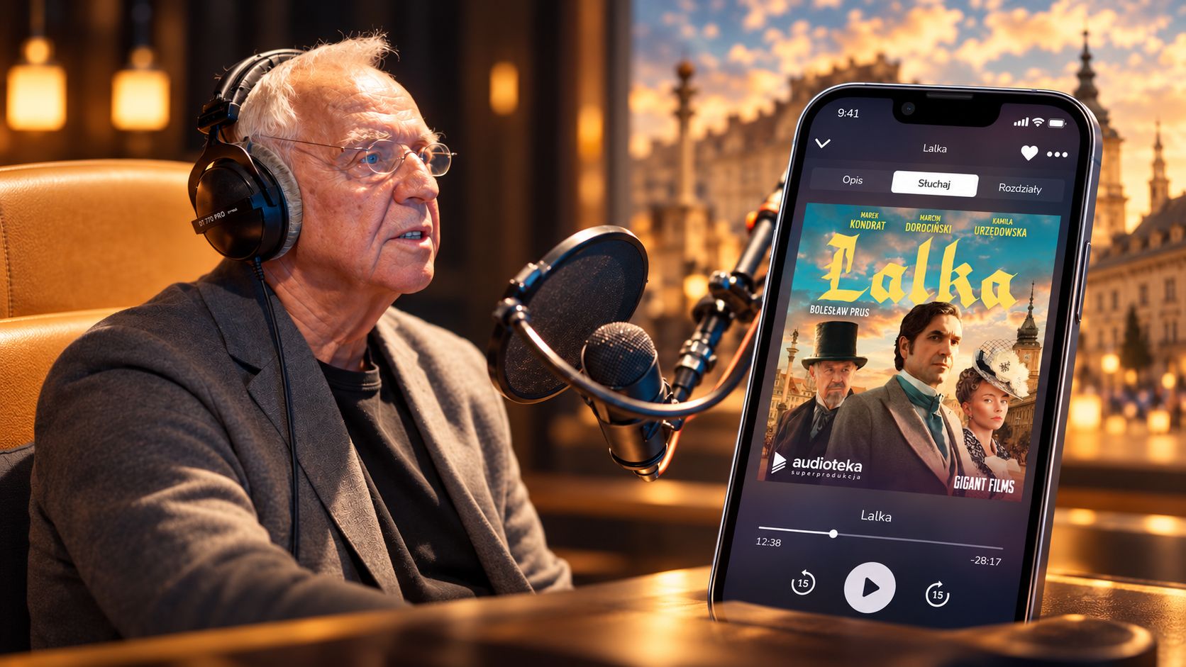 Audioteka szykuje superprodukcję "Lalka". W obsadzie Dorociński i Kondrat