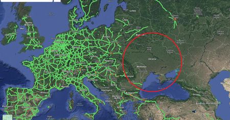 Mapy Google na Ukrainie bez informacji o ruchu - by utrudnić atak