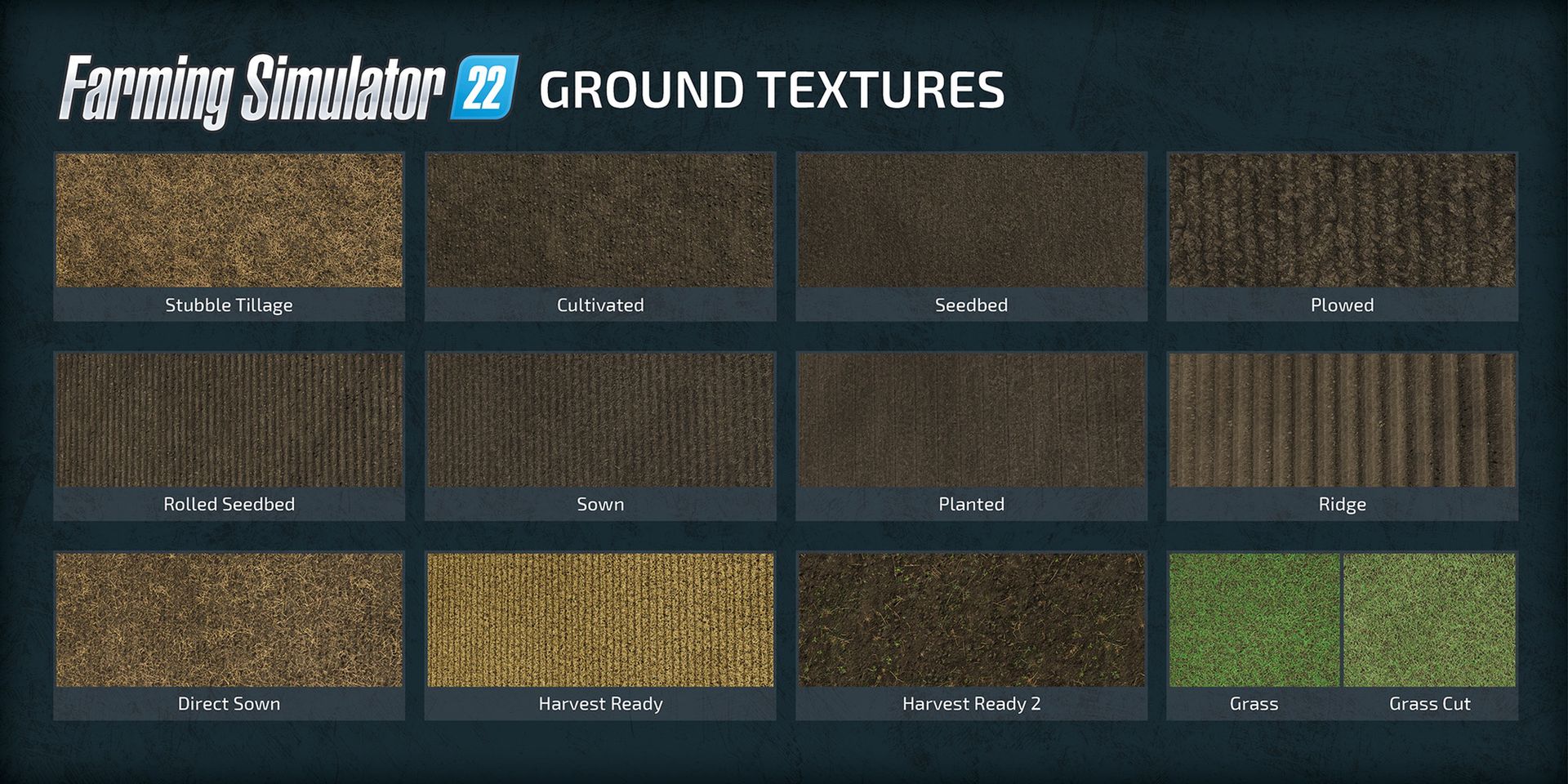 Farming Simulator 22 nowe tekstury gleby
