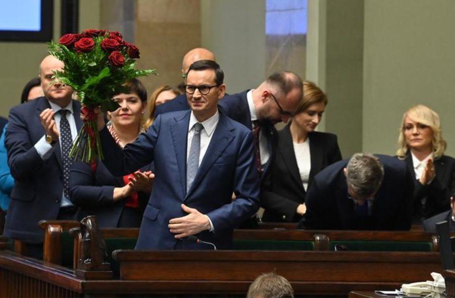 Mateusz Morawiecki w dniu ustąpienia z urzędu premiera