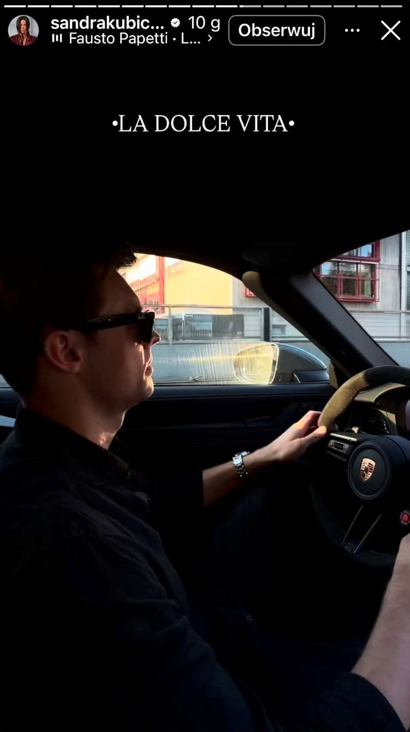 Sandra Kubicka relacjonuje urodziny Adama Zaorskiego