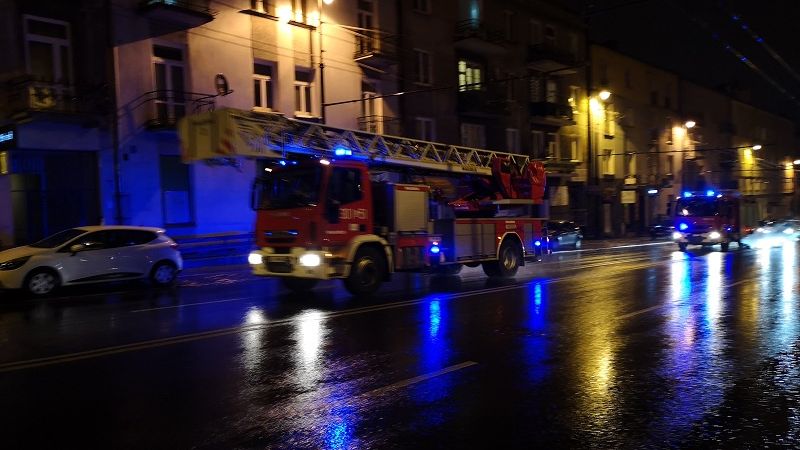 straż pożarna wóz strażacki drabina