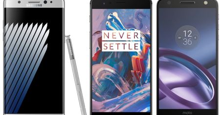 Samsung Galaxy Note 7 vs OnePlus 3 vs Moto Z - porównujemy specyfikacje