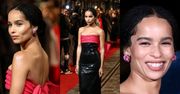 Zakochana Zoe Kravitz błyszczy w sukni Saint Laurent na premierze "Fantastycznych zwierząt"