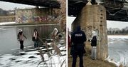 Wrocław: Dzieci jeździły na łyżwach po Odrze. Służby interweniowały pod Mostem Kolejowym