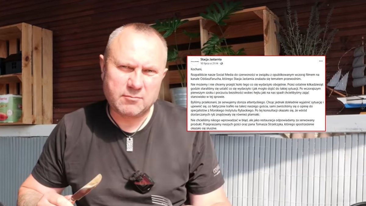 Youtuber dostał inną rybę.