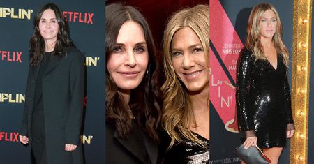Courteney Cox wspiera Jennifer Aniston na hollywoodzkiej premierze