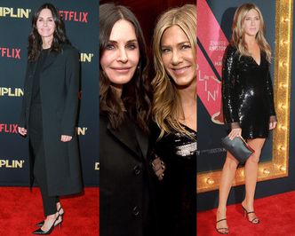 Courteney Cox wspiera Jennifer Aniston na hollywoodzkiej premierze