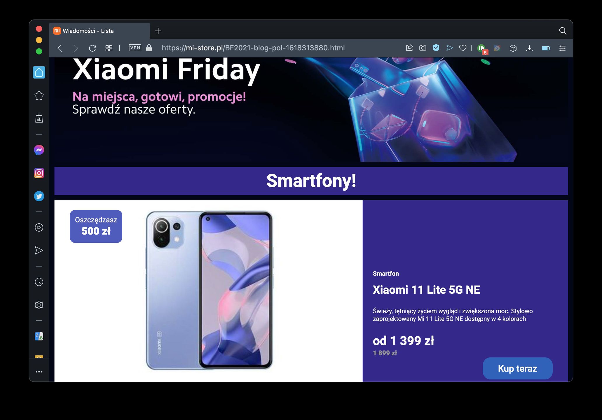 Przecenione smartfony na Black Friday 2021. Lista promocji 5