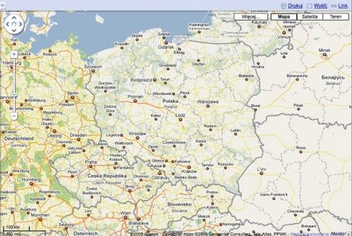 Odświeżony interfejs Map Google 1