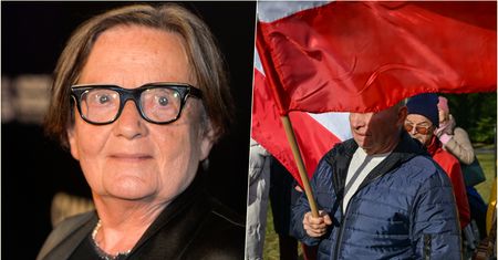 Holland, Tokarczuk i Applebaum wyróżnione przez UMCS w Lublinie. Przed uczelnią protest