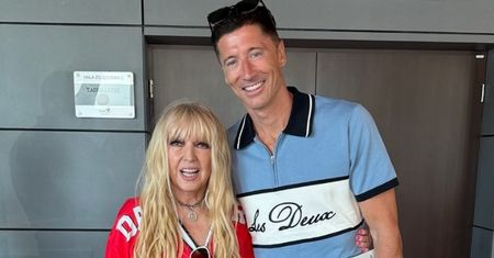 Spotkanie na szczycie: Maryla Rodowicz strzeliła sobie fotkę z Robertem Lewandowskim! Komu bardziej zazdrościcie? (FOTO)