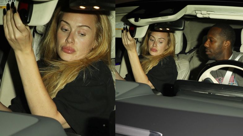 Adele bez makijażu na randce z partnerem