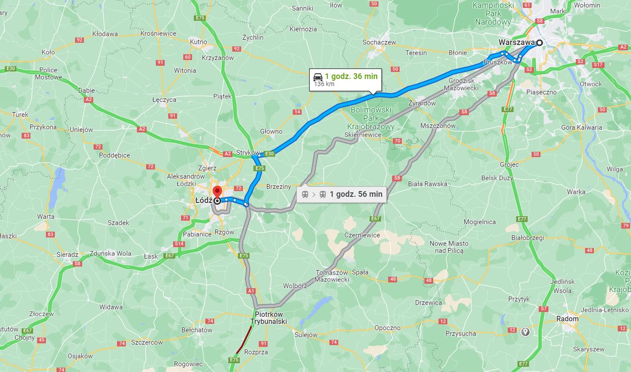 Google Maps: masz diesla lub hybrydę? Pojedziesz inną trasą