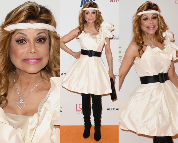 61-letnia La Toya Jackson odmładza się na ściance