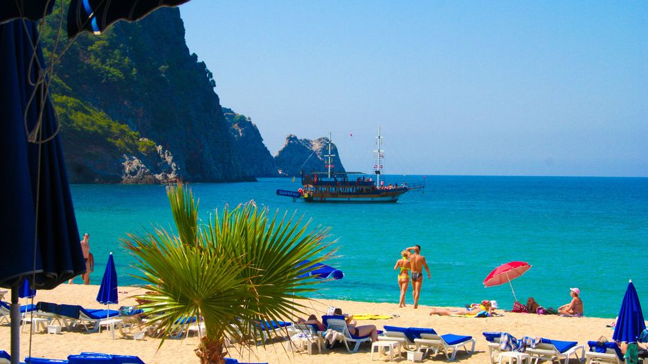 Plaża Kleopatry w Alanyi, Turcja 