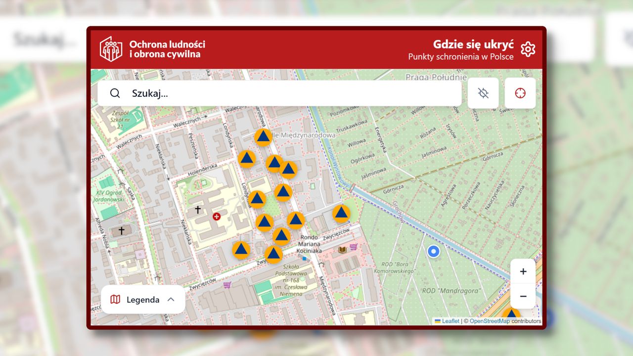 Gdzie się ukryć? Nowa mapa schronień w Polsce