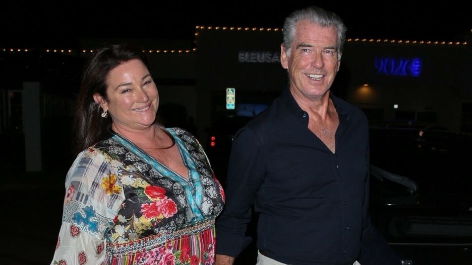 Pierce Brosnan na kolacji z żoną Keely Shaye Smith 