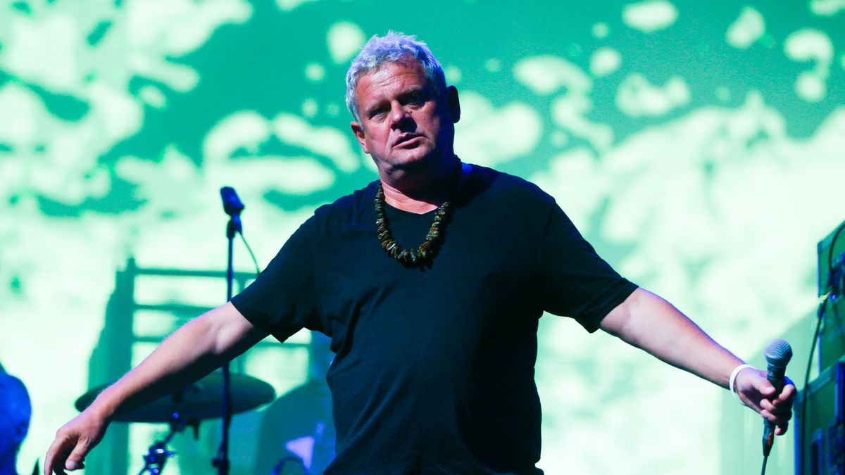 A file picture of Kazik Staszewski during a concert in Krakow, Poland on 4th August, 2018. A song titled ' Your Pain Is Better Than Mine' by Kazik that critisies abuse of power by Poland's ruling party leader, Jaroslaw Kaczynski, rose to the top of the listener-voted chart in Radio Trojka public broadcaster on 15th May 2020, but was then removed from the station's website. The broadcaster is now accused of censorship, some of radio's hosts resignaed from work and some musicians vowed to boycott it.  (Photo by Beata Zawrzel/NurPhoto via Getty Images)