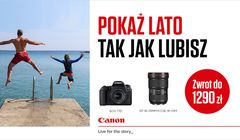 Canon z letnią promocją. Zwrot pieniędzy za zakupy