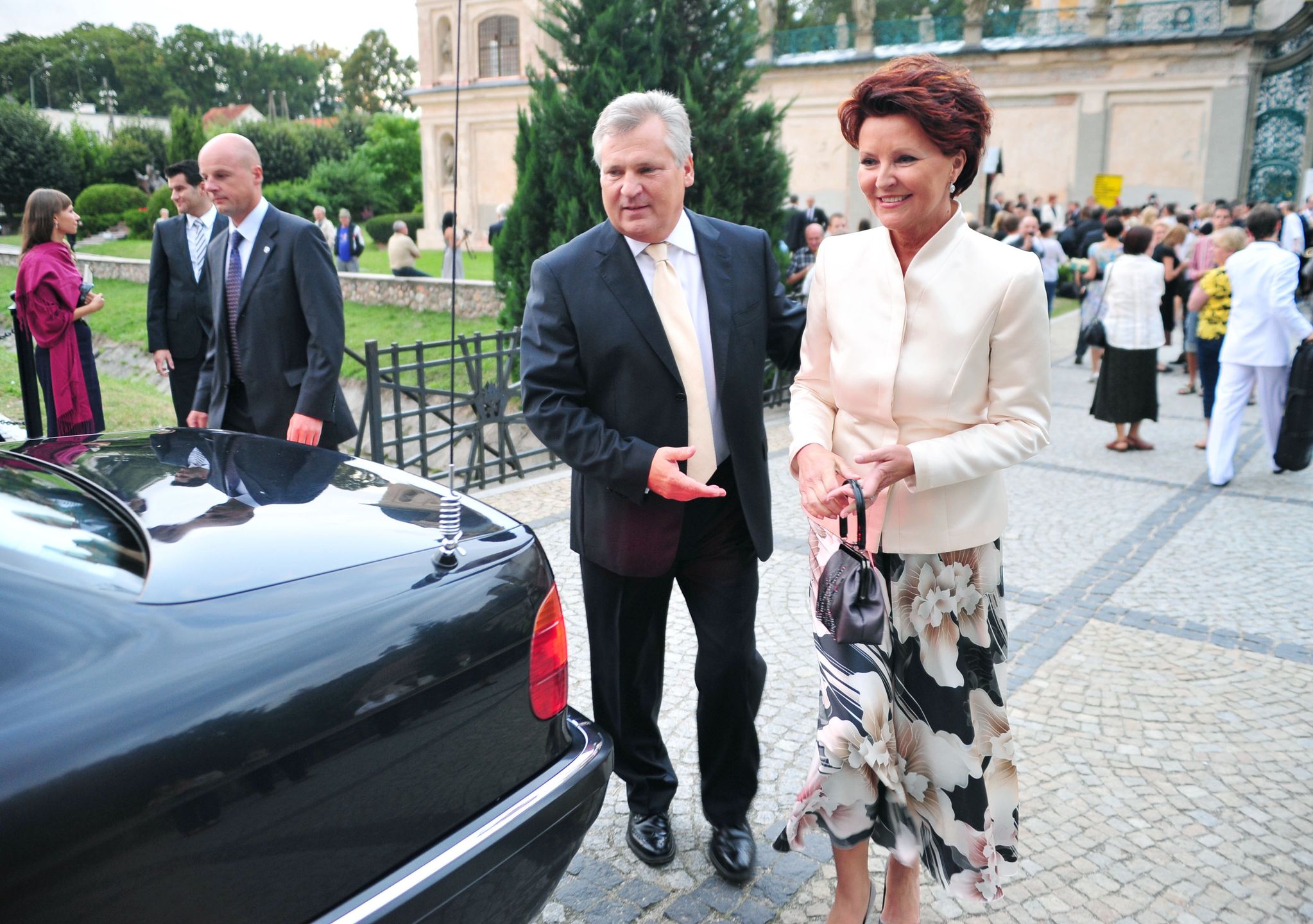 Aleksander Kwaśniewski i Jolanta Kwaśniewska świętują rocznicę ślubu