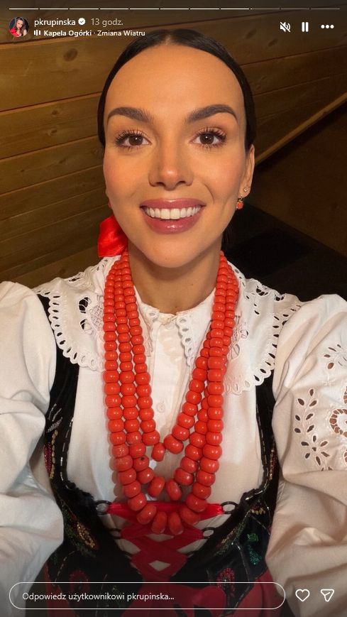 Paulina Krupińska pokazała góralskie wesele