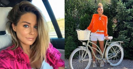 Zaangażowana Małgorzata Rozenek nawołuje do szukania alternatyw dla jazdy samochodem. Internauta: "Ledwo PO PORODZIE i już rower?" (FOTO)