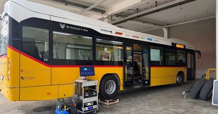 Inteligentne opony. Ładują autobusy elektryczne podczas postoju