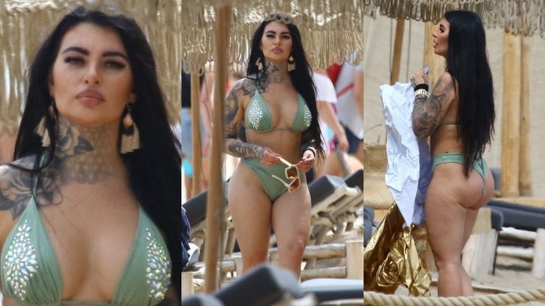 Anna Renusz z "Królowych życia" na plaży w Sopocie