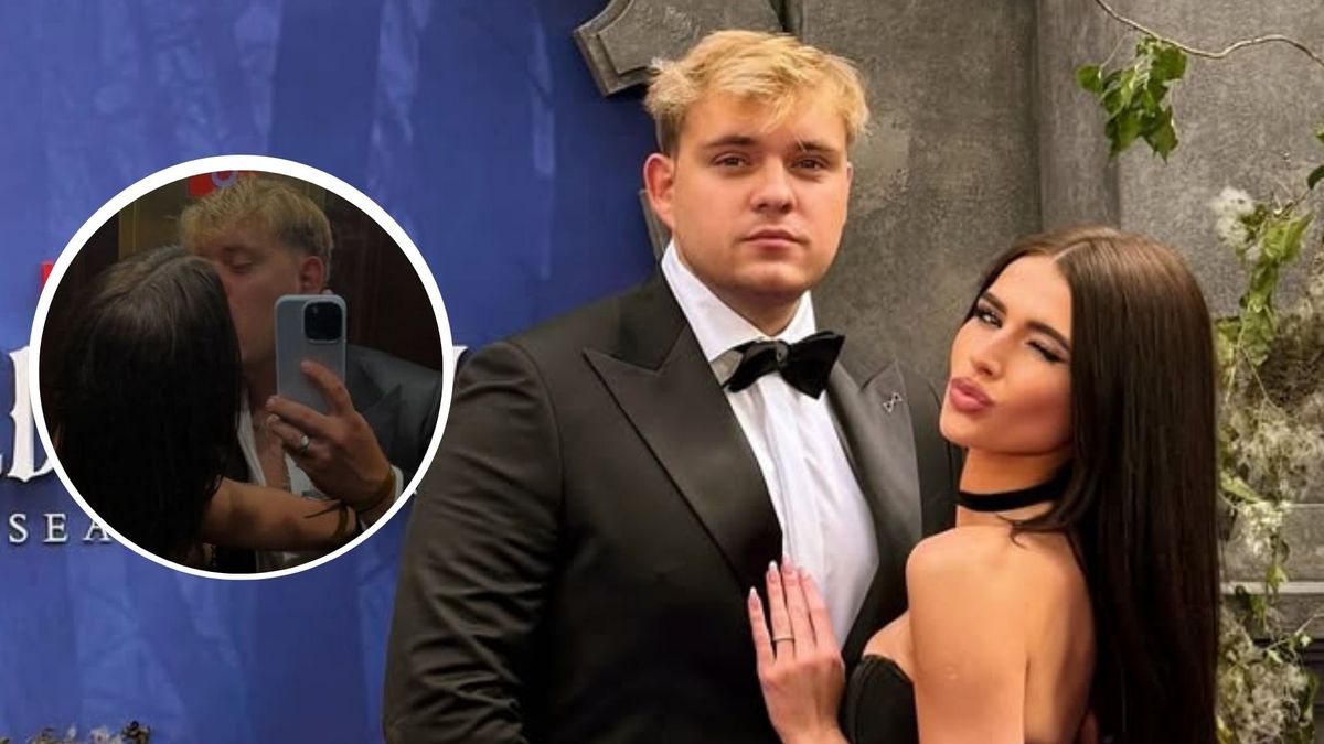 Roxie Węgiel i Kevin Mglej na premierze "Wednesday"