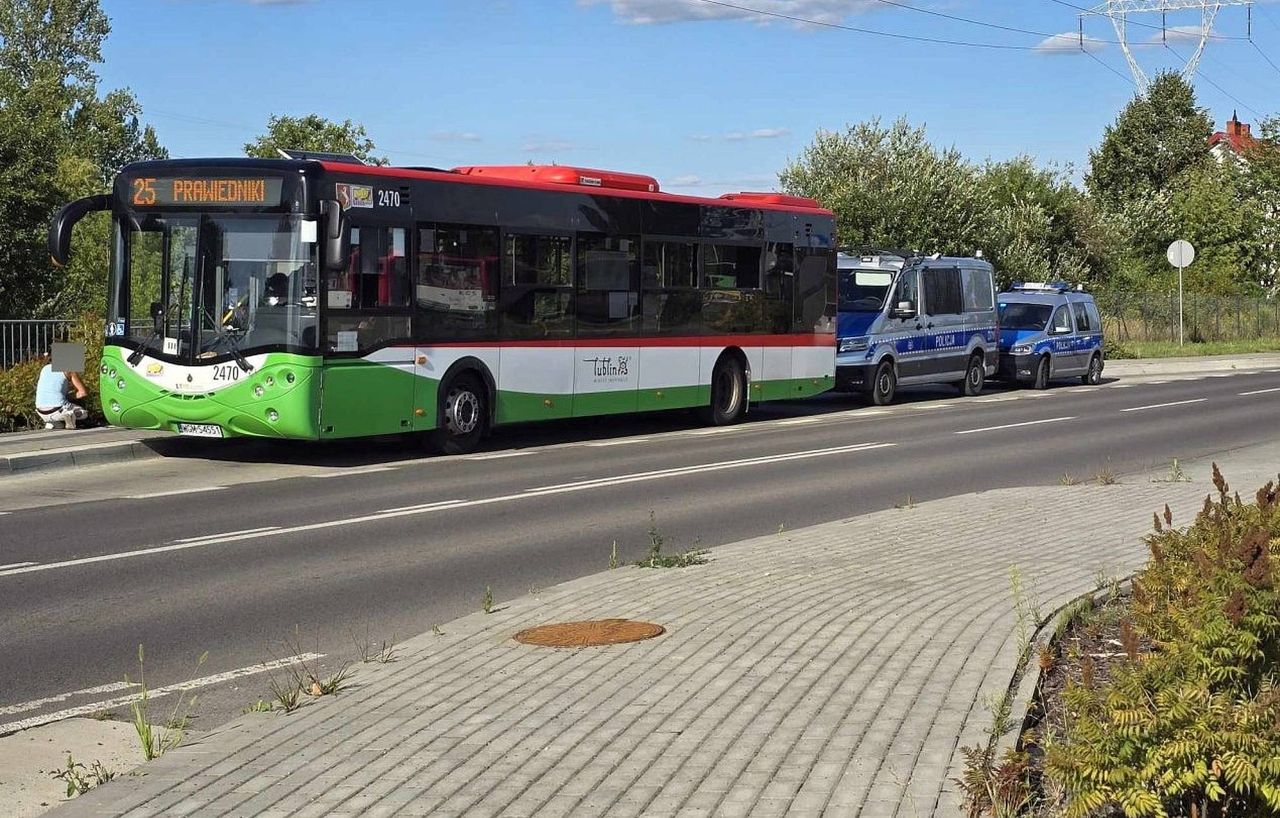 Pasażer zaatakował kierowcę autobusu w Lublinie